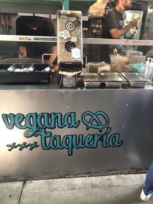 Food truck at Por Siempre Vegana - Food Stall in Mexico City