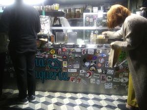 Late night eating! at Por Siempre Vegana - Food Stall in Mexico City
