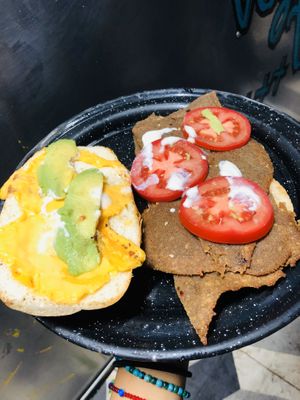 Torta at Por Siempre Vegana - Food Stall in Mexico City