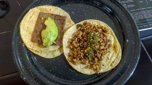 taco at Por Siempre Vegana - Food Stall in Mexico City