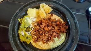 taco at Por Siempre Vegana - Food Stall in Mexico City