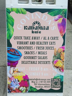  at Kadamba Kafe in Brooklyn