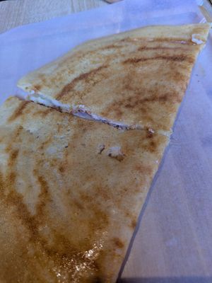Ham and cheeze dosa at Shlen - Chamberi in Madrid