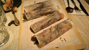 Pato laqueado at Shlen - Chamberi in Madrid