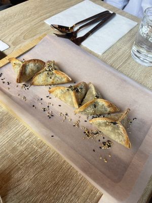 Gyozas  at Shlen - Chamberi in Madrid