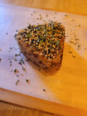 Fried rice ball at Shlen - Chamberi in Madrid