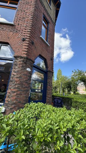 Buitenkant koffietentje  at Gebrand en Bakker in Groningen