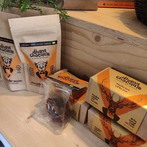 Local vegan chocolate brand at Gebrand en Bakker in Groningen