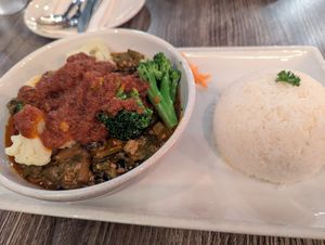 Okra dish at West Hut in Phoenix