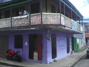 Nattywel Plus is upstairs with the balcony at Nattywel Plus in Roseau