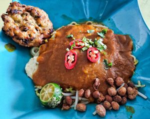 jawa mee at San Seng Tong Buddhist Association - 三圣佛堂 绿茶坊 in Kuching