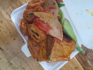 My take away vegan food at Cơm chay Thiện Nhẫn in Ho Chi Minh City