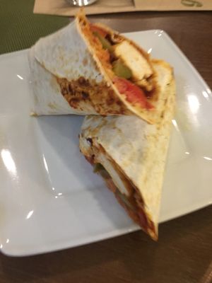  Tofu burger at Green Cafe & Shop in Lviv