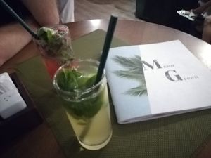 Mojito and an Aloha drink at Green Cafe & Shop in Lviv