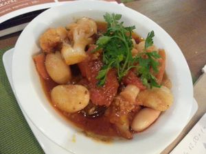 main dish at Green Cafe & Shop in Lviv