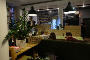 Interior at Green Cafe & Shop in Lviv