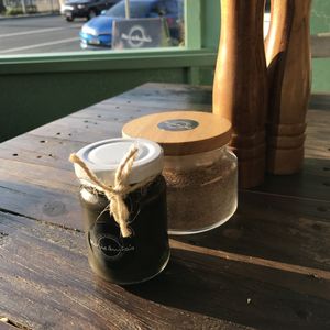 Homemade raw vegemite! at Marie Anita's in Gold Coast