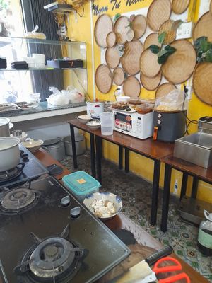 Kitchen area at Ưu Đàm Hoa in Ho Chi Minh City