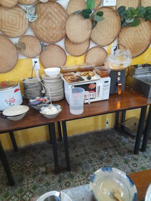 Kitchen area at Ưu Đàm Hoa in Ho Chi Minh City