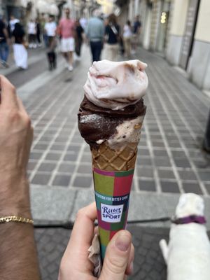 Buonissima gelateria, tantissime offerte vegane e non solo frutta   at Gelateria La Romana in Monza
