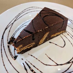 hazelnut chocolate cake at Tapaste in Tenerife