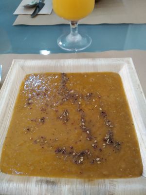 Crema de lentejas at Tapaste in Tenerife