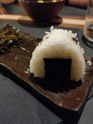 Vegetable onigiri (they are 2) at Ma Ramen - Bassano in Bassano Del Grappa