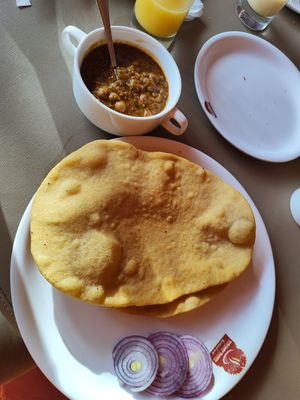 Chhole Bhaturey at Five Chutneys - Mambo Cafe in Karatu