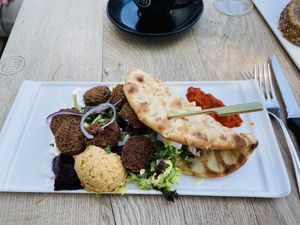 Falafel pita at Tati in Nijmegen