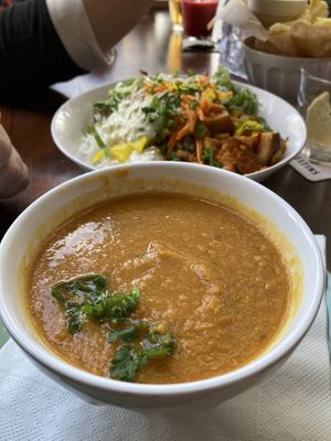 Soup and rendang at Tati in Nijmegen
