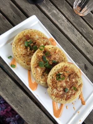 savoury pancakes  at Tati in Nijmegen