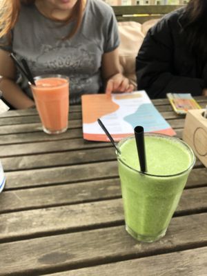 green veggie smoothie  at Tati in Nijmegen