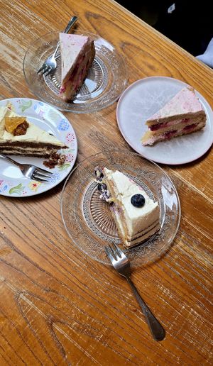 Delicious sweet cakes at Tati in Nijmegen