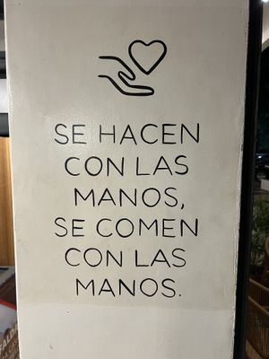 They are made by hand and eaten by hand.  at La Guapa Empanadas in Rio De Janeiro