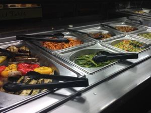 veggie bar at Wegmans in Rochester