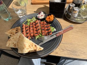 Vegan čevapi  at CeWapi in Ljubljana