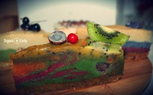 Organic raw ancient superfood cake at Organic Livity - Brick Lane in East London
