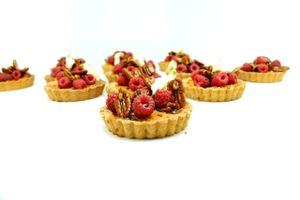 Organic Pear Pecan Caramilised Tarte at Organic Livity - Brick Lane in East London