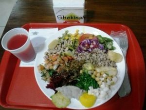 Coloured dish at Shekinah in Rio De Janeiro