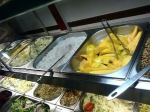 Buffet pay per kilogram at Shekinah in Rio De Janeiro