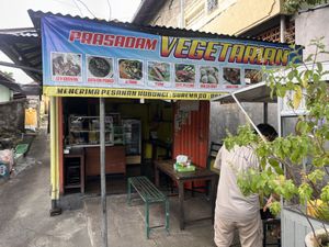   at Prasadam Vegetarian in Singaraja