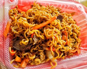 Take away noodles at GY Veggies - 廣源素食  in Kuching