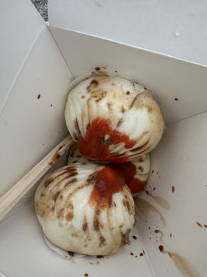 Sauced up    at Dumpling Express  in Berkeley