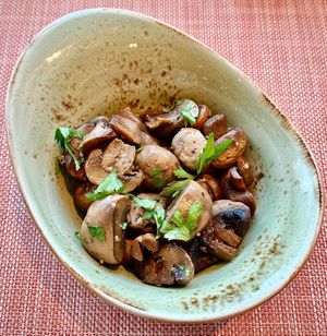 Herb roasted mushrooms  at Gastro Kitchen in Dubai