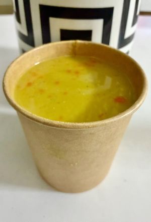 Lentil soup at Krave  in Dubai