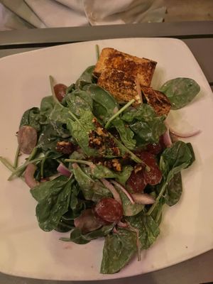 The Hotel salad - minus goat cheese, add blackened tofu  at Cup Cafe in Tucson