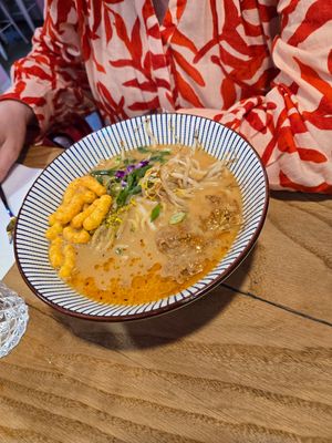 Peanut Ramen at House of Seitan - Piwna in Gdansk