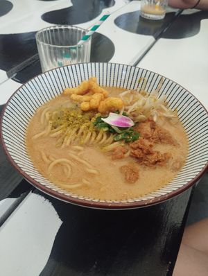 Peanut ramen at House of Seitan - Piwna in Gdansk