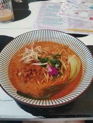 Spicey ramen at House of Seitan - Piwna in Gdansk