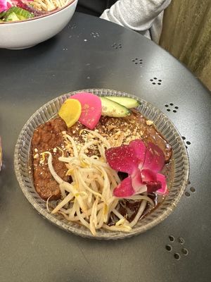 Tempeh  at House of Seitan - Piwna in Gdansk